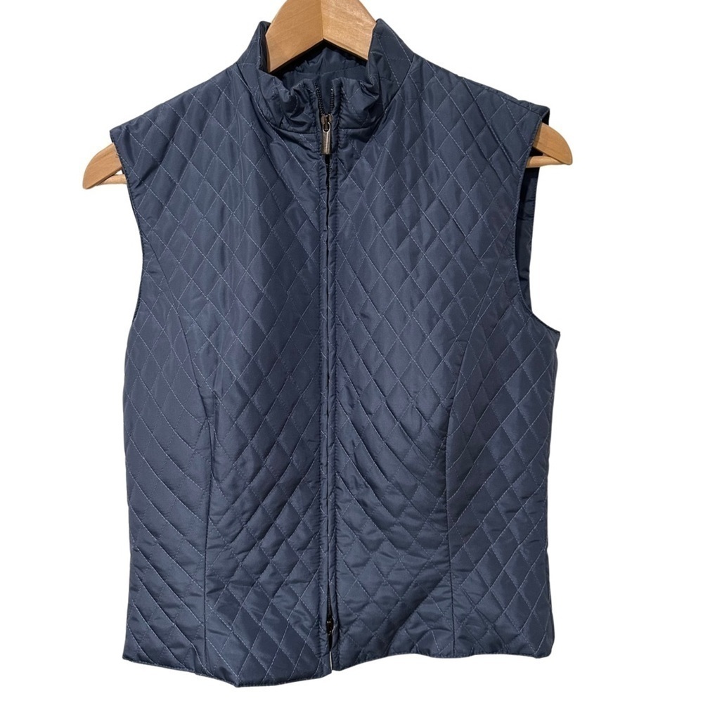 Giorgio Armani Classico Diamond Stitch Quilted Women’s Vest LIKE NEW